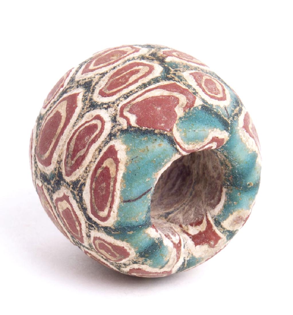 Large Ancient Roman Millefiore Eye Bead c.1st cent BC (1 of 2)