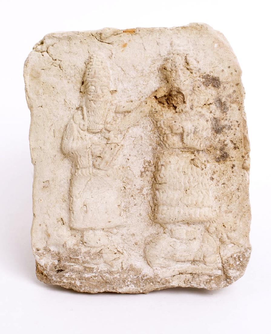 Ancient Old Babylonian Terracotta Plaque c.1900 BC (1 of 2)