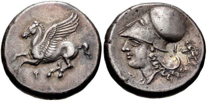 Ancient CORINTHIA, Corinth c.375-300 BC. Silver Stater (1 of 1)