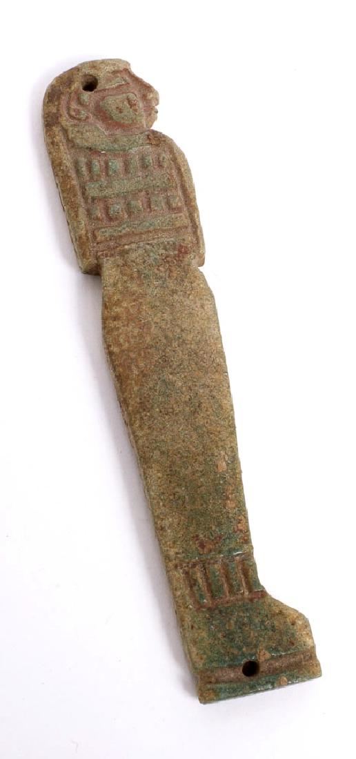 Ancient Egyptian Faience Amulet of Son of Horus c.700 B (1 of 2)