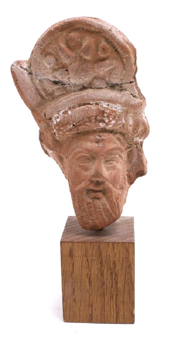 Ancient Roman Egypt Head of Bearded Man Ca. 1st to 2nd (1 of 2)