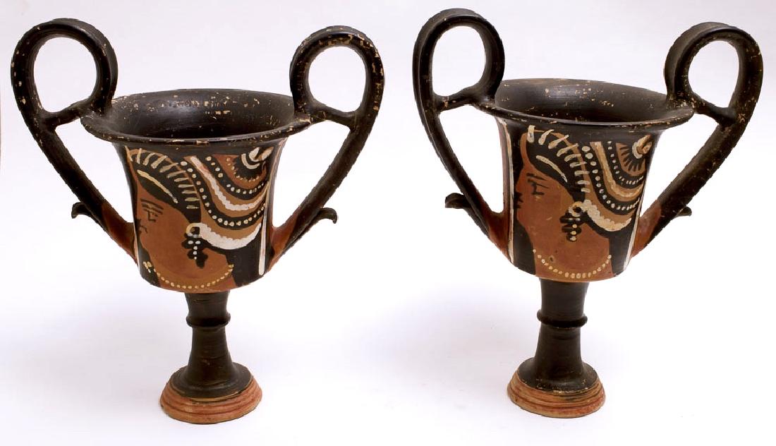 A Pair of Ancient Apulian Magna Graecia Kantharos c.300 (1 of 3)