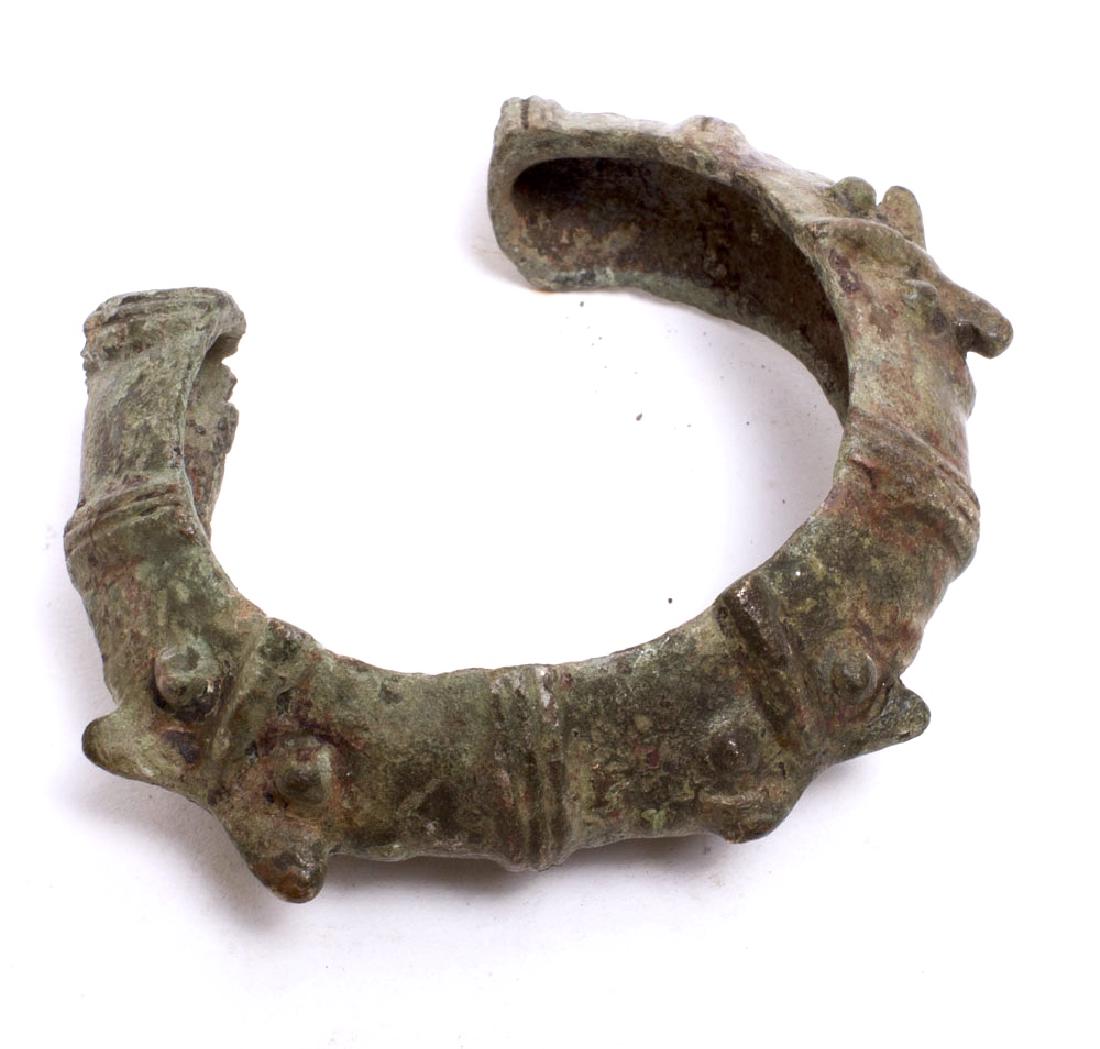Ancient Luristan Bronze Bracelet c.1000 BC (1 of 2)