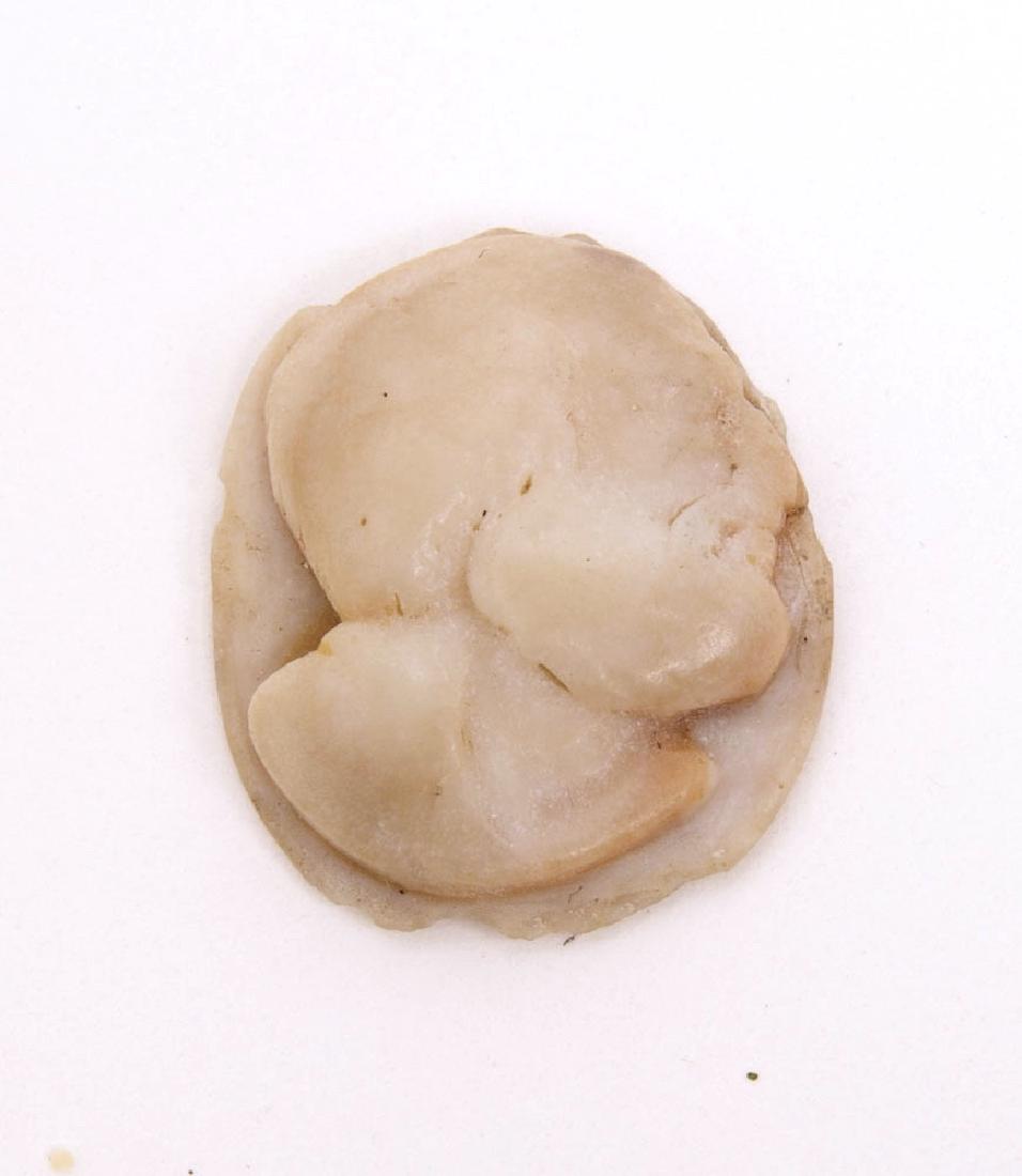 Ancient Roman Cameo Intaglio with bearded Bust c.1st ce (1 of 2)