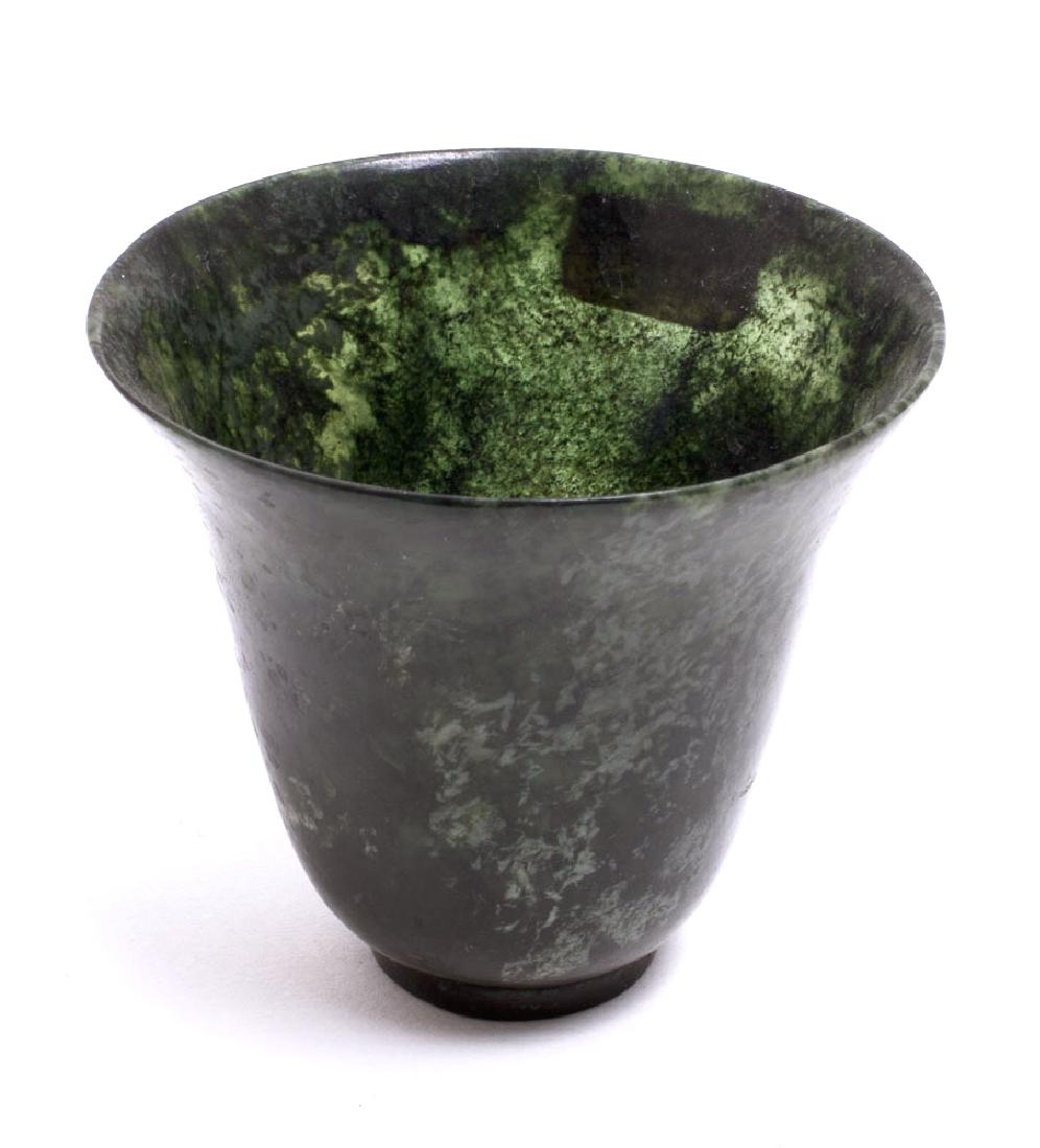 A Chinese Jade Footed Cup (1 of 1)
