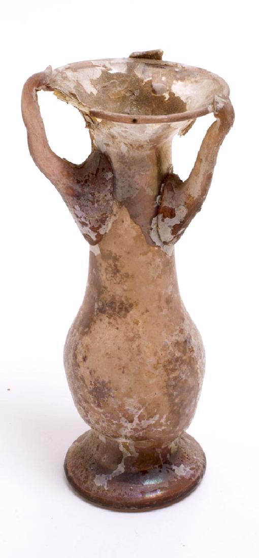 Ancient Roman Glass Bottle c.1st-2nd century AD (1 of 2)