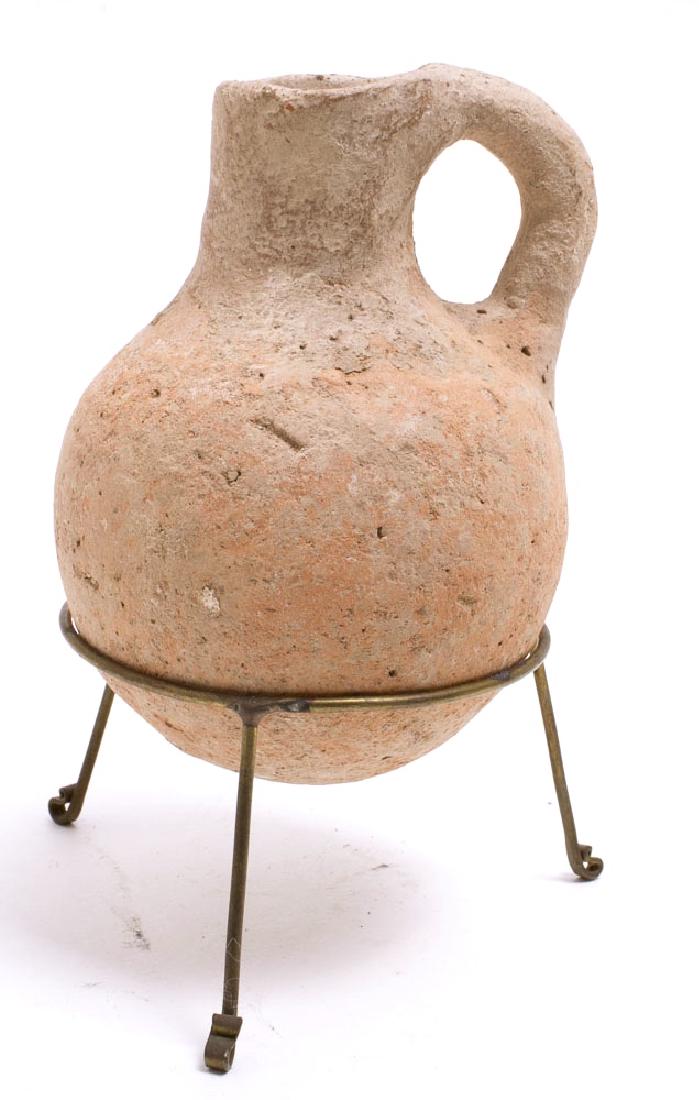 Ancient Holy Land Iron Age Pottery Jug c.1400 BC. (1 of 2)