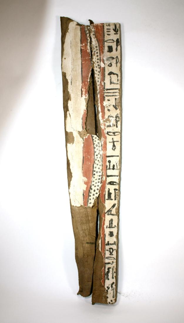 Ancient Egyptian Sarcophagus Wood Panel c.635 BC. (1 of 4)