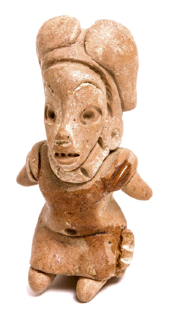 Ancient Pre Columbian Pottery figure c.100 BC-500 AD (1 of 2)