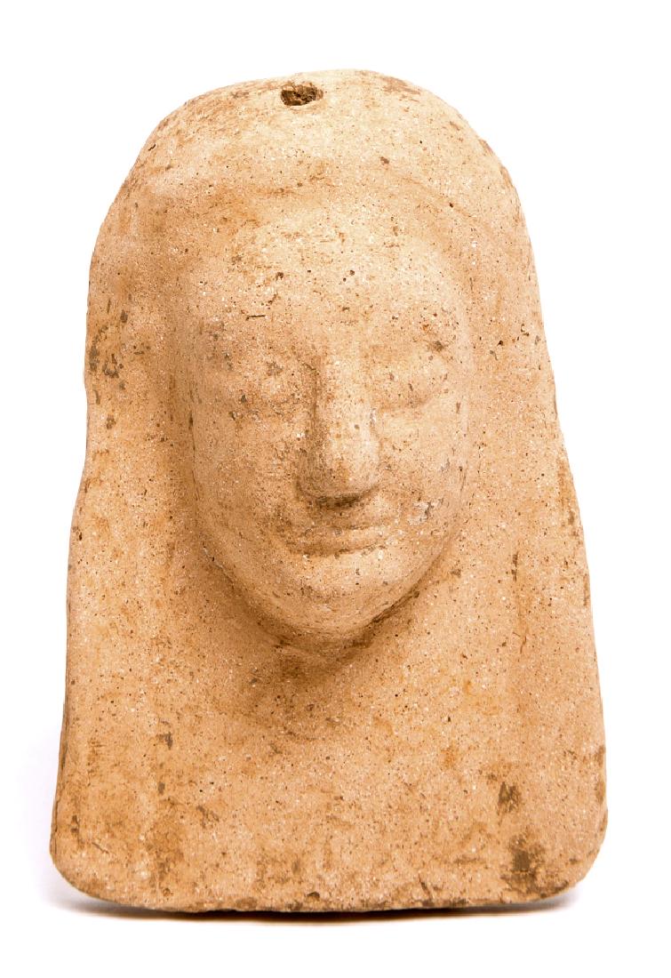 Ancient Greek Terracotta Female Bust c.5th century BC (1 of 2)