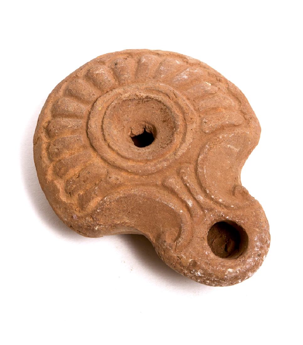Ancient Roman Egypt Terracotta Oil Lamp c.2nd cent AD (1 of 1)