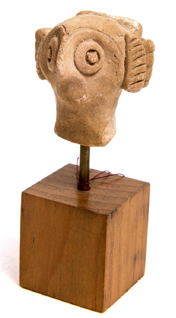 Ancient Cyprus Terracotta Female Head c.1650-1050 BC (1 of 2)