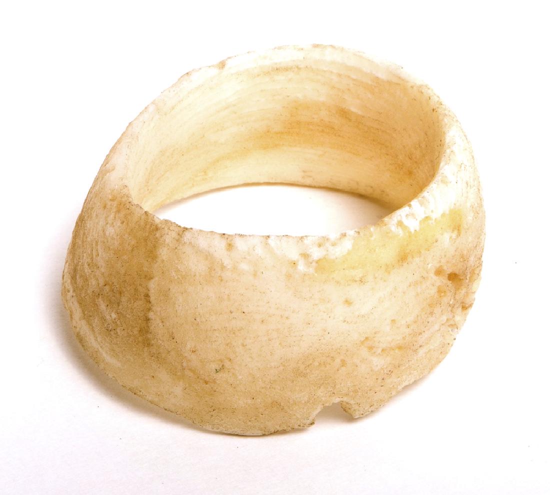 Ancient Bronze Age Alabaster Bracelet c.2500 BC (1 of 2)