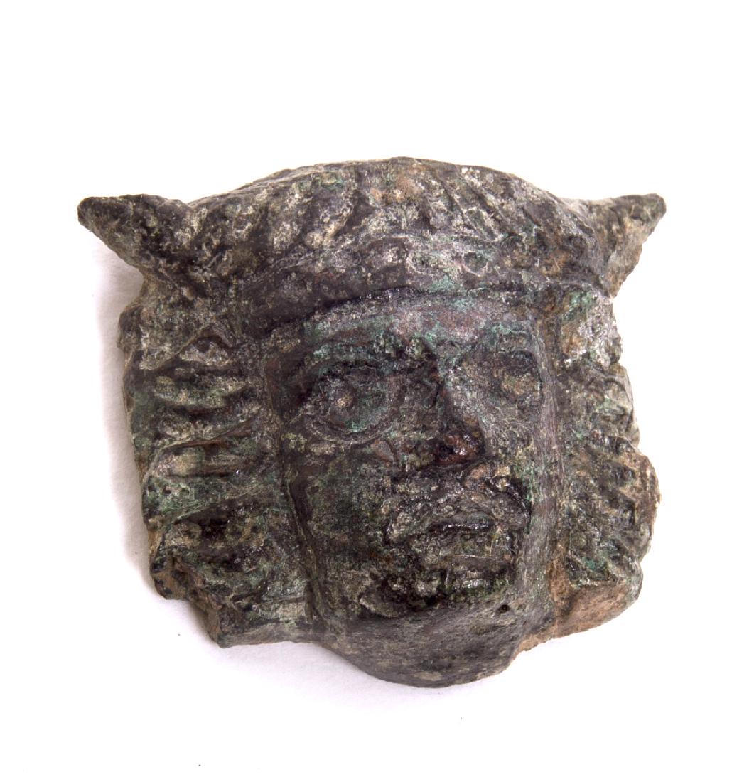 Ancient Roman Bronze Face of mercury c.2nd century AD (1 of 2)