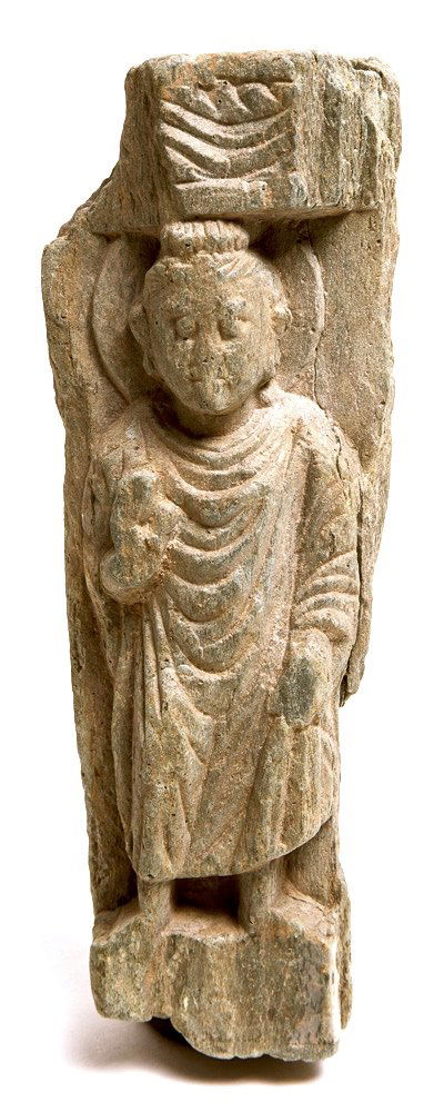 Ancient Stone Gandhara Stone Buddha c.2nd century AD. (1 of 2)