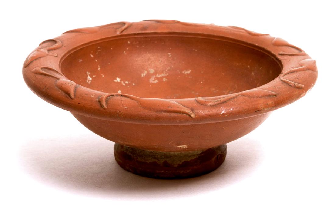 Ancient Roman North Africa Terracotta Bowl c.2nd centu (1 of 2)