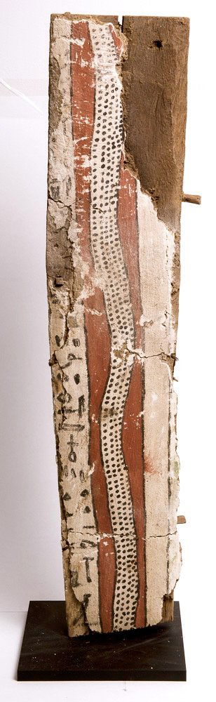 Large Ancient Egyptian Sarcophagus Wood Panel c.635 BC. (1 of 2)