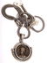 Ancient Roman Bronze coins set in Silver Necklace c.3rd