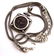 Ancient Roman Bronze coins set in Silver Necklace c.3rd