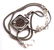 Ancient Roman Bronze coins set in Silver Necklace c.3rd - 2