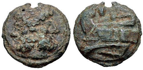 Ancient Roman Republic Aes Grave Circa 217-215 BC. Coin (1 of 1)