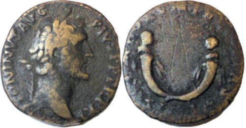 Ancient Roman ANTONINUS PIUS.138-161 AD.Sestertius Coin (1 of 1)