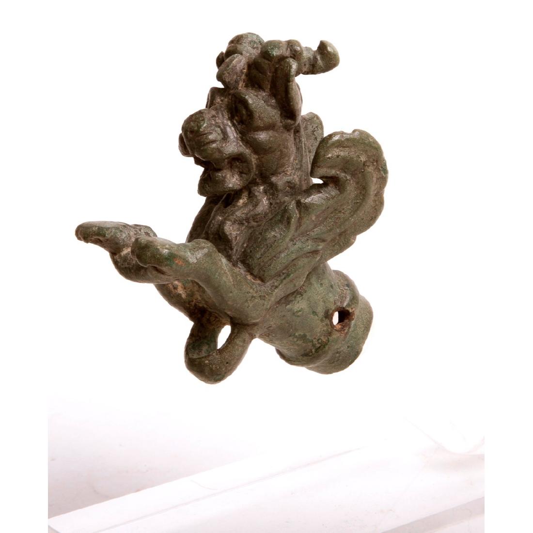 Ancient Achaemenid Bronze Winged Bull finial c.800 BC. (1 of 3)