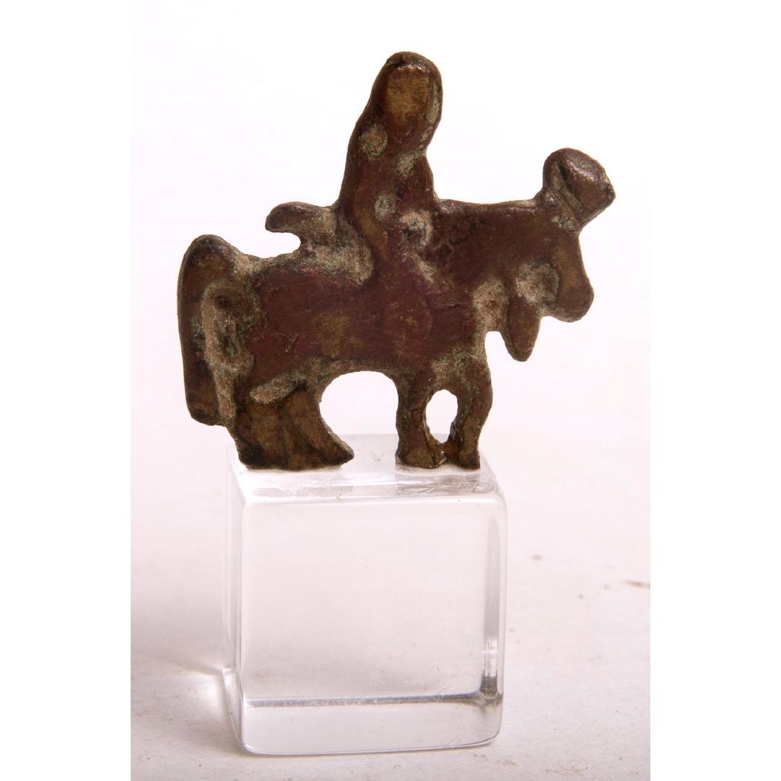 Ancient Near Eastern Bronze Horse and rider c.600 BC (1 of 2)