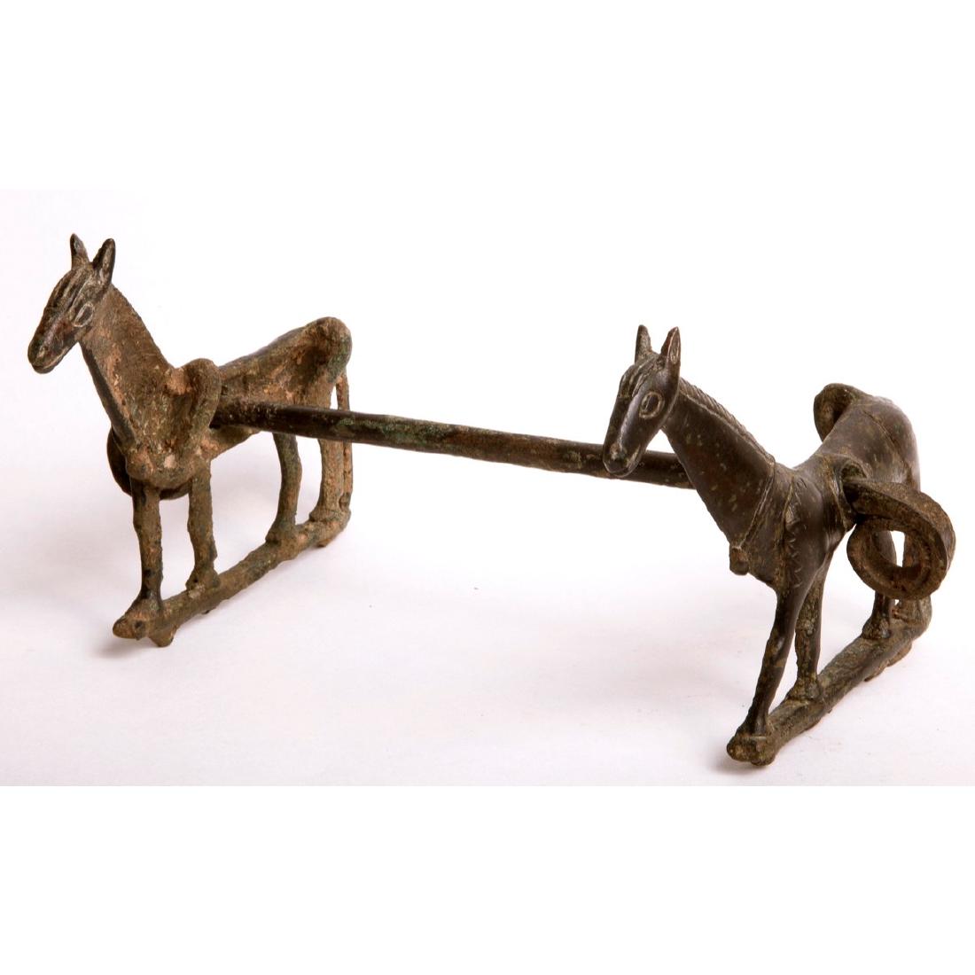 ANCIENT Luristan BRONZE Horse Bit C.1st millenium BC. (1 of 2)