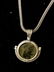Ancient Roman Bronze coin set in Silver Necklace - 3