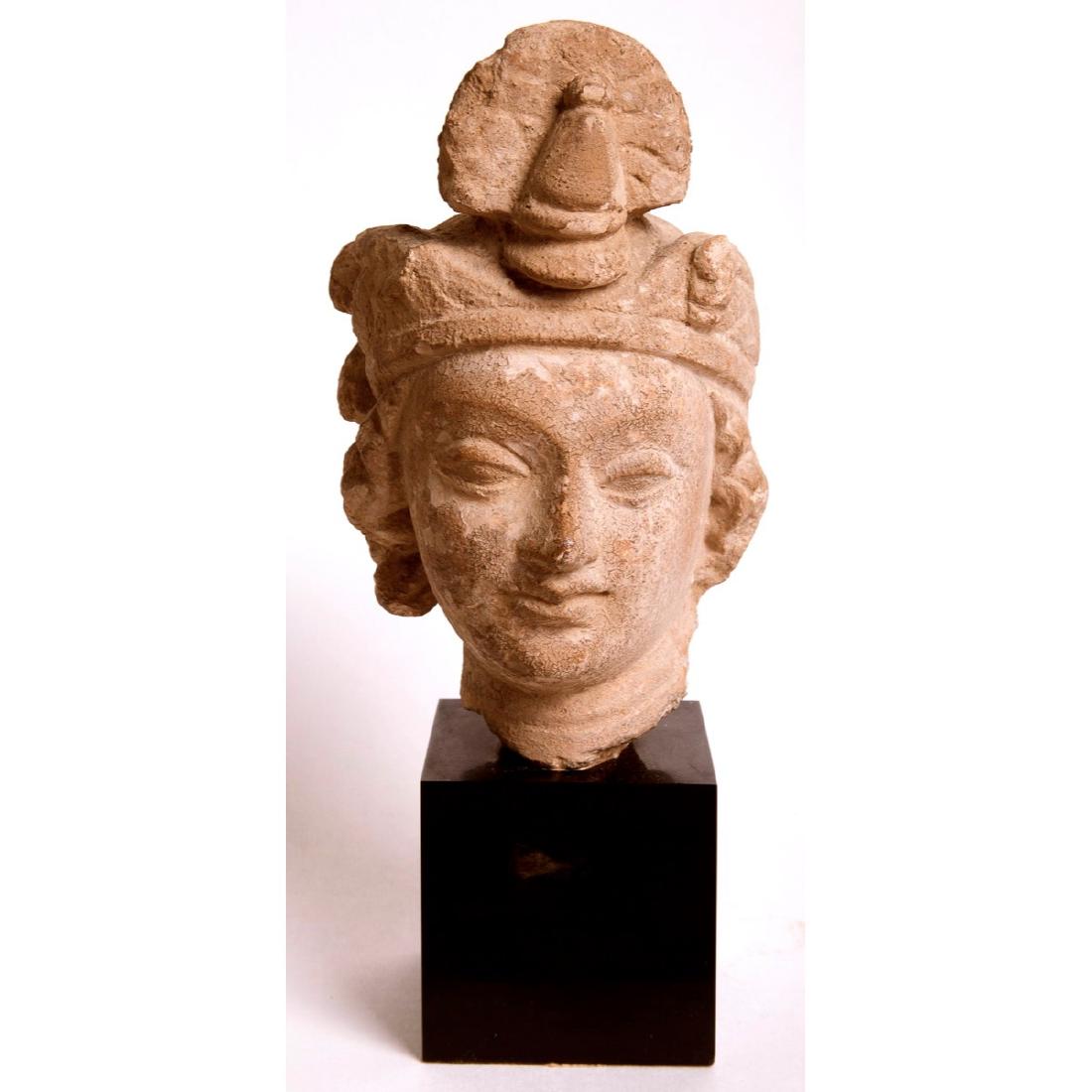Ancient Gandhara Stucco Head of Buddha c.200 A.D. (1 of 4)