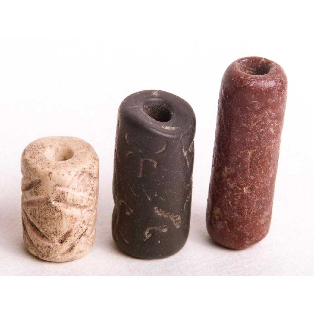 Lot of 3 seals Mesopotamian c.3000-600 BC (1 of 1)