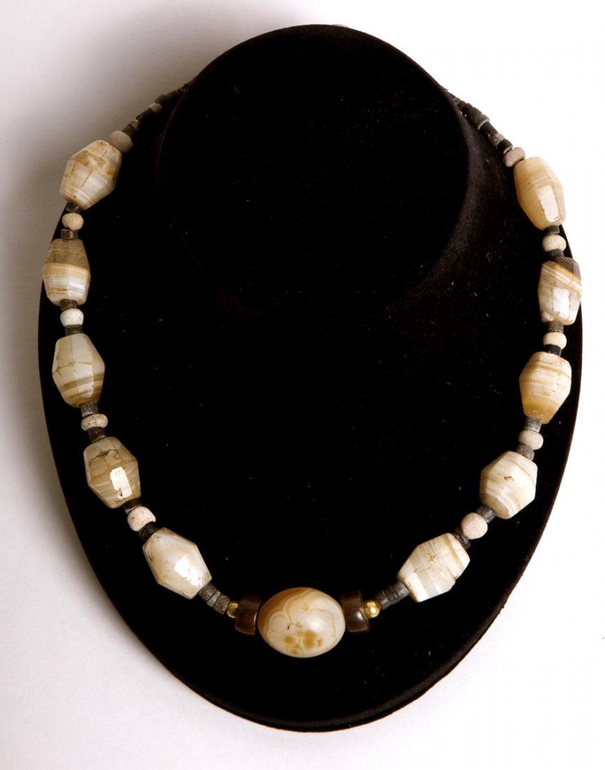 Ancient Roman Agate Beads Necklace c.2nd century AD. (1 of 2)