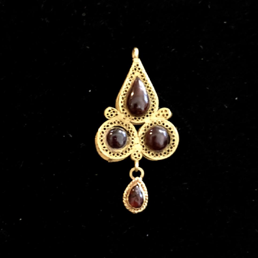 Ancient Roman Hollow Gold Pendant c.2nd cent AD (1 of 3)