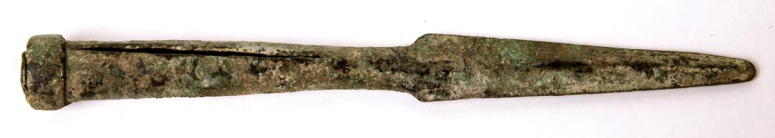 Ancient Luristan Bronze Spear Point c.1000 BC. (1 of 2)