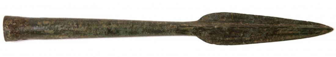 Ancient Luristan Bronze Spear Point c.1000 BC. (1 of 2)