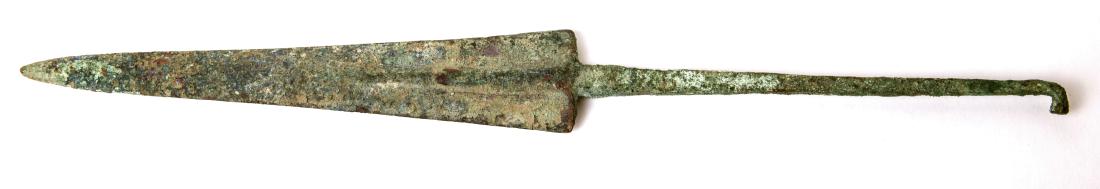 Ancient Luristan Bronze Spear Point c.1000 BC. (1 of 2)