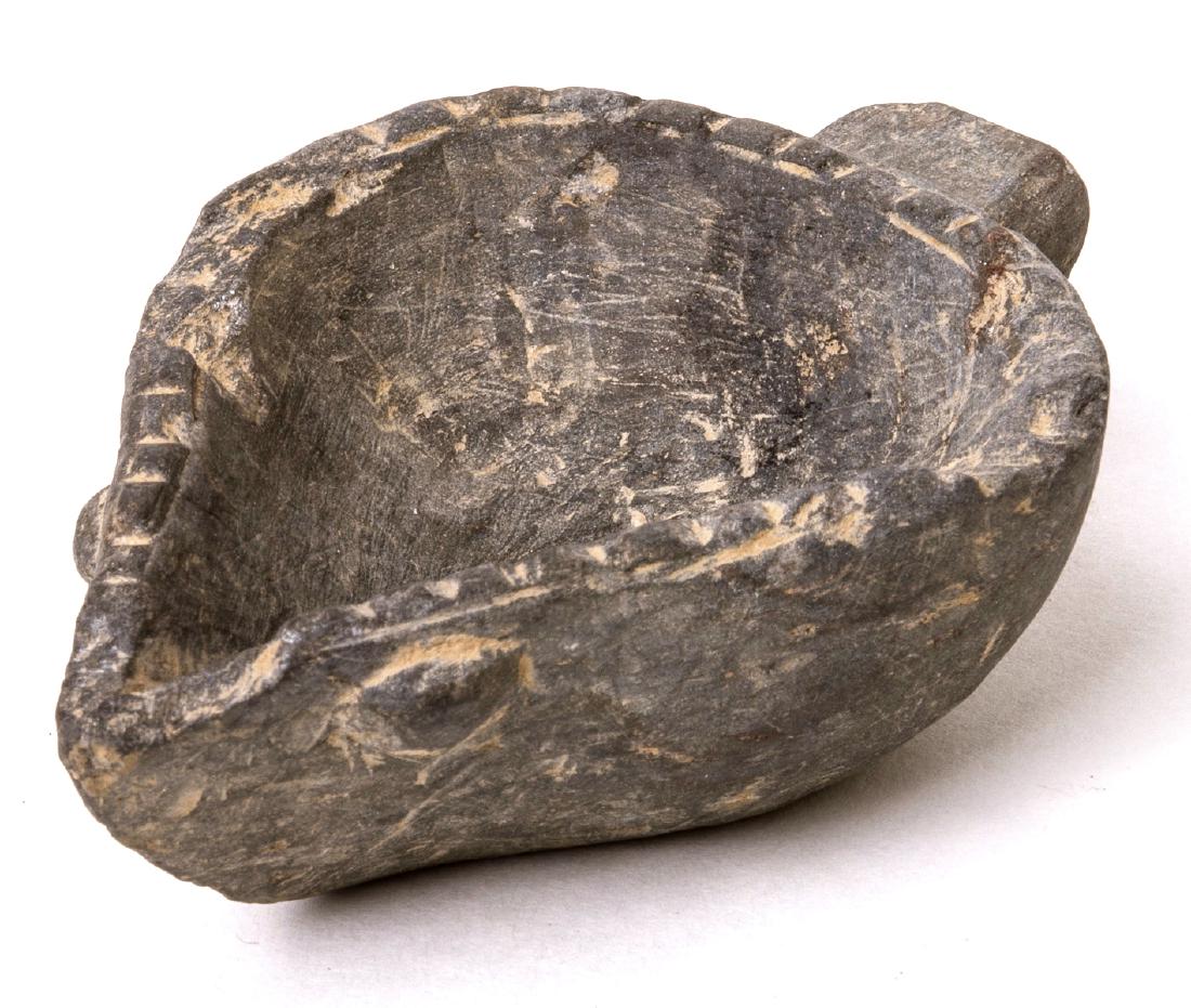 Ancient Gandhara Schist Stone Oil Lamp c.2nd century AD (1 of 3)