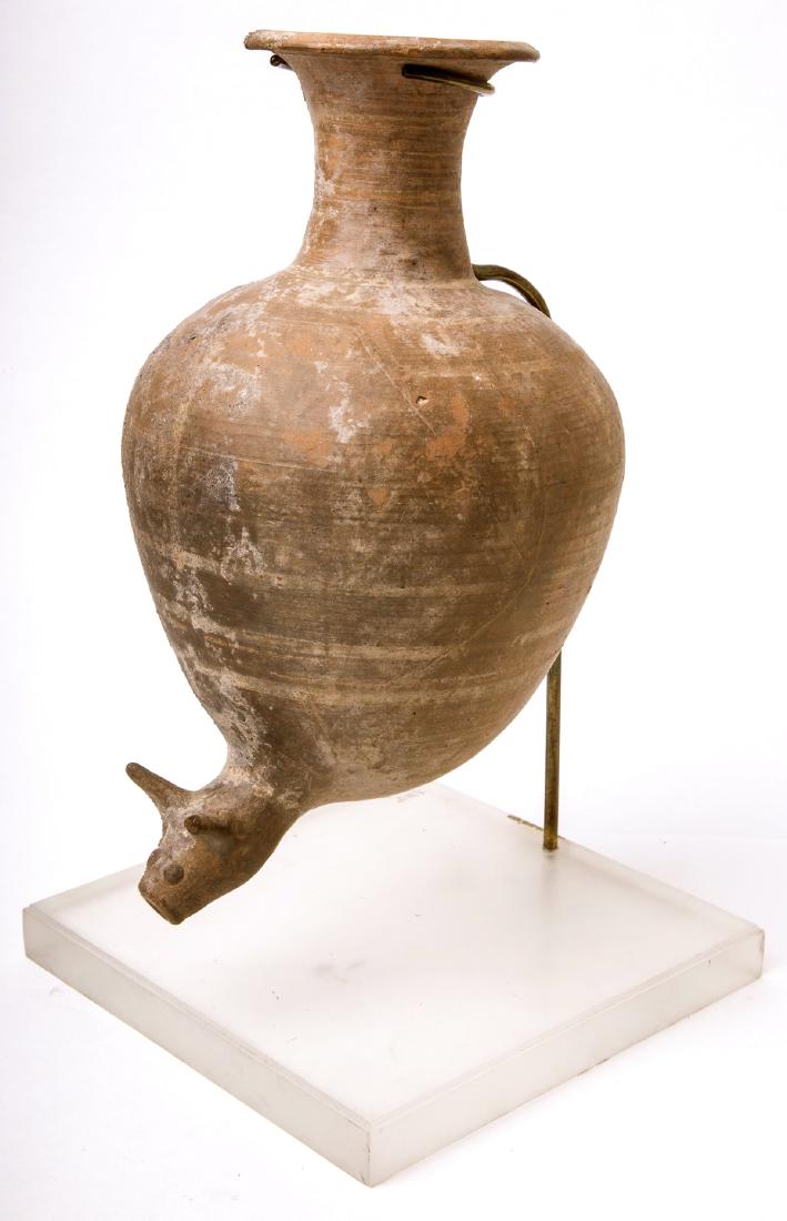 Large Ancient Amlash Pottery Animal Vessel c.1st Millen (1 of 3)