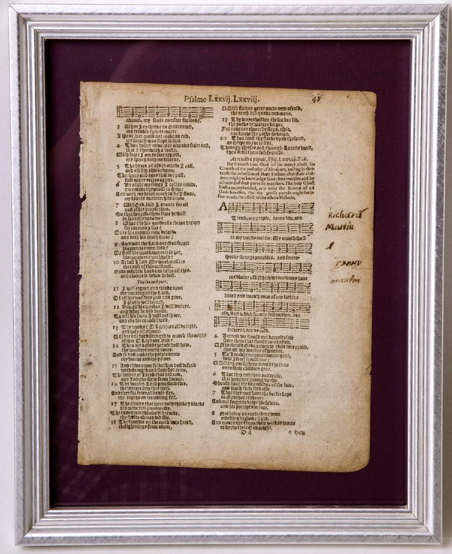 Christian Bible Psalm Page 1634 By Robert Barker/John (1 of 2)