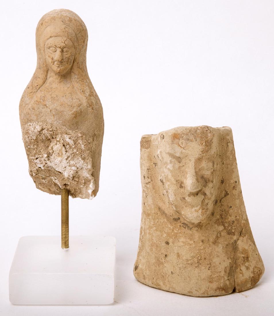 Lot of 2 Ancient Greek Terracotta Figures c.4th century (1 of 2)