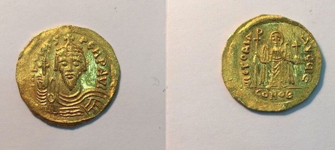 Ancient Byzantine Phocas. 602-610. AV Solidus (4.5 gm). (1 of 1)
