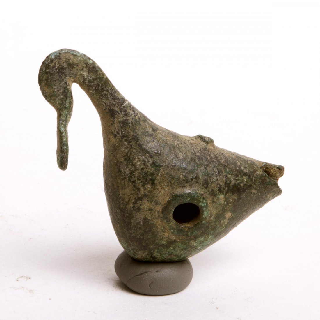 Ancient Greek Geometric period Hollow Bronze Bird c.8th (1 of 1)