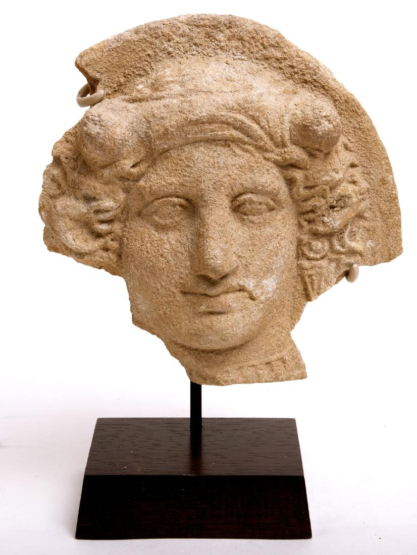 Ancient Tarentine Terracotta Antifix of the Goddess (1 of 4)