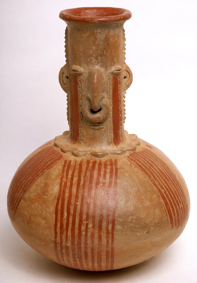 Ancient Pre Columbian Nayarit Pottery Abstract Vessel (1 of 3)