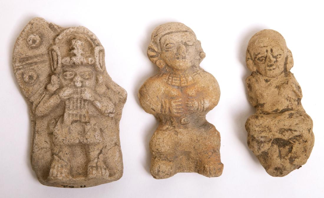 Lot of Pre Columbian Tumaco/La Tolita Pottery Fragment (1 of 2)