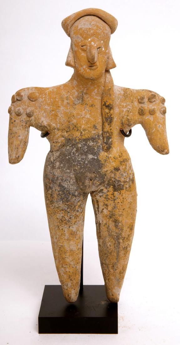 Ancient Pre Columbian Michoacan Pottery Pretty Lady (1 of 3)