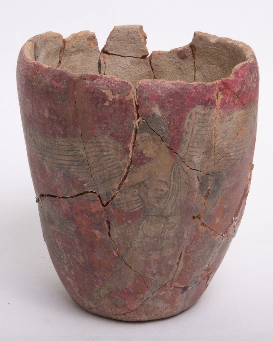 Ancient Egyptian Hellenistic Period Pottery Jar c.3rd c (1 of 4)