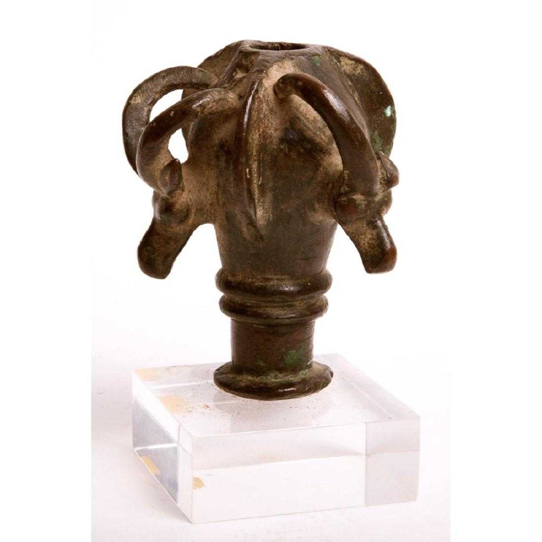 ANCIENT Luristan BRONZE Mace head C.1st millenium BC. (1 of 2)