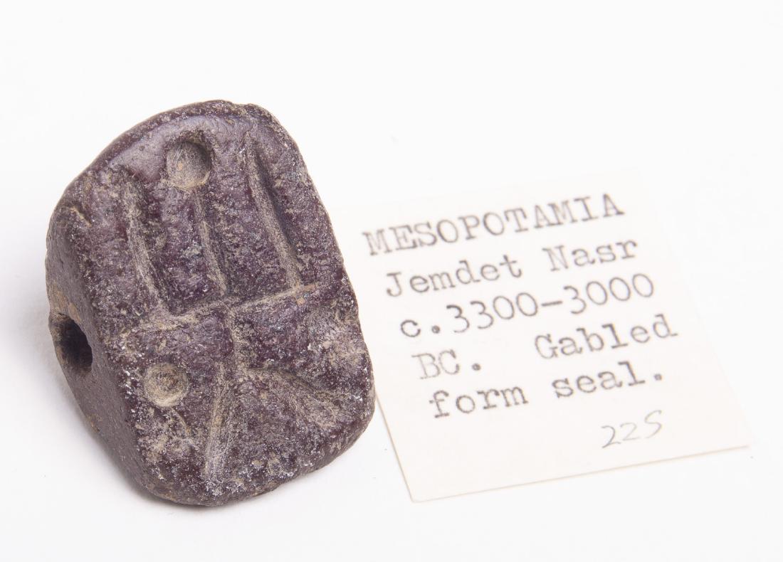 Ancient Mesopotamia Jamdet Nasr Stone Seal c.3300 BC (1 of 1)